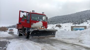 Las cadenas siguen siendo necesarias en 86 kilómetros de carreteras de la provincia de Teruel