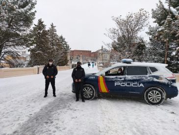 La Policía Nacional de Teruel cierra 2020 con 53 servicios humanitarios