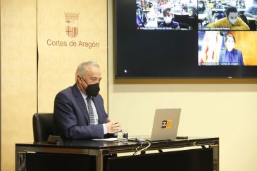 El CEIP Román García de Albalate del Arzobispo participa en el Pleno infantil de las Cortes de Aragón