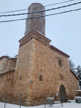 Arrancan las obras de la Iglesia de Lechago, pero la torre debe esperar