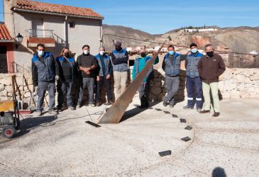 El taller de empleo de Villel y Villastar hace accesibles sus patrimonios históricos