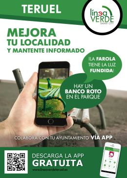 El Ayuntamiento de Teruel ha resuelto el 67% de las 2.833 incidencias comunicadas por los vecinos a través de la Línea Verde