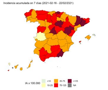 Teruel sigue entre las provincias con más positividad y más ocupación de la UCI por covid