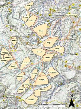 Los 22 parques eólicos de Forestalia en el Maestrazgo salen a información pública