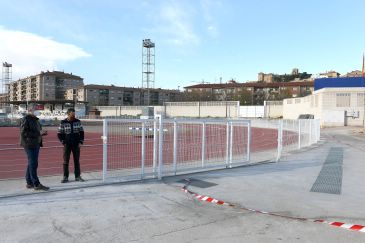 Alcañiz mejora los accesos y la valla de las instalaciones de Santa María