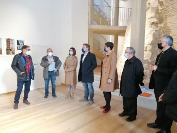 Soro visita las obras de la Catedral de Teruel en la finalización de obras de la tercera fase de rehabilitación