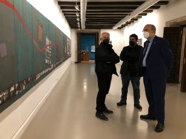 La exposición de Miguel Ángel Encuentra en el Museo de Teruel termina el 2 de mayo con más de 2.700 visitantes