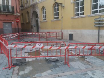 La ciudad de Teruel sigue reparando daños de Filomena y las heladas