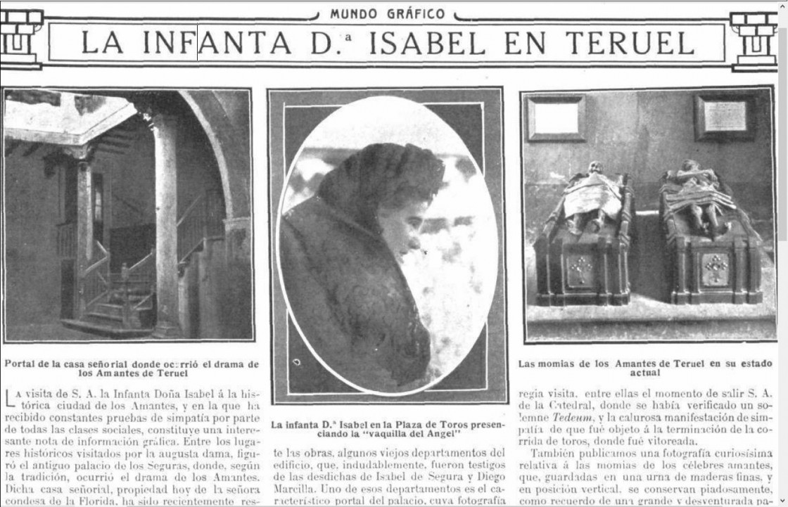 Isabel de Borbón, ‘La Chata’, de viaje por Teruel