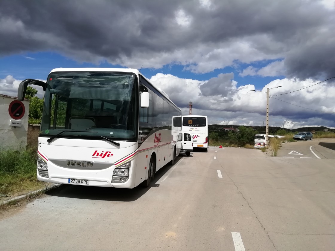 Investigadas tres personas por robar un autobús en Alcorisa, llevarlo al club de alterne y devolverlo