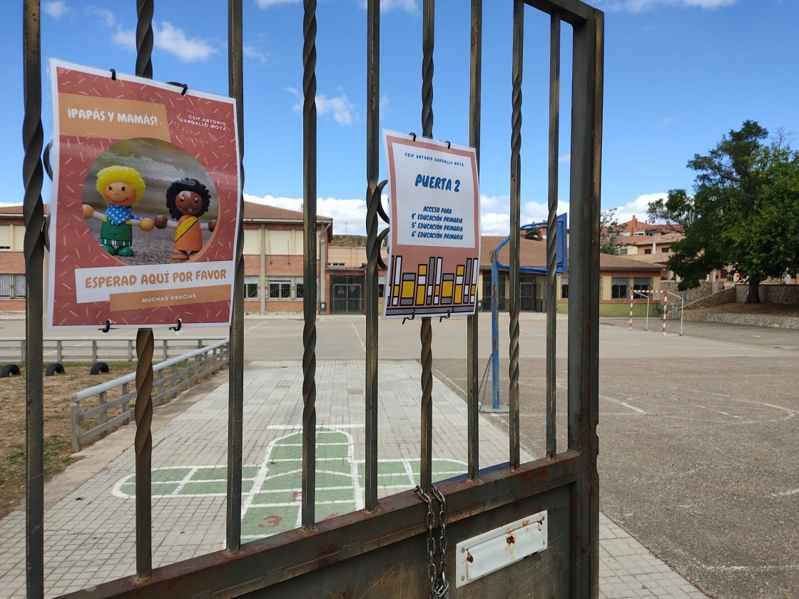 Un aula de Infantil del colegio Antonio Gargallo de Escucha, único cierre de esta semana por la covid