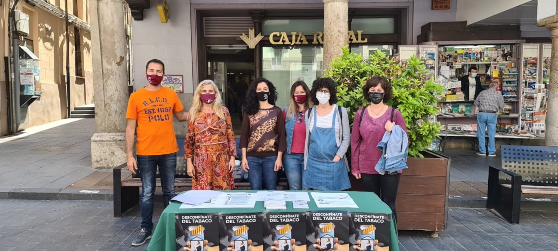 La Zona Envaquíllate de Teruel lanza su eslogan por el Día Mundial Sin Tabaco:  ‘Desconfínate del tabaco: elige salud’