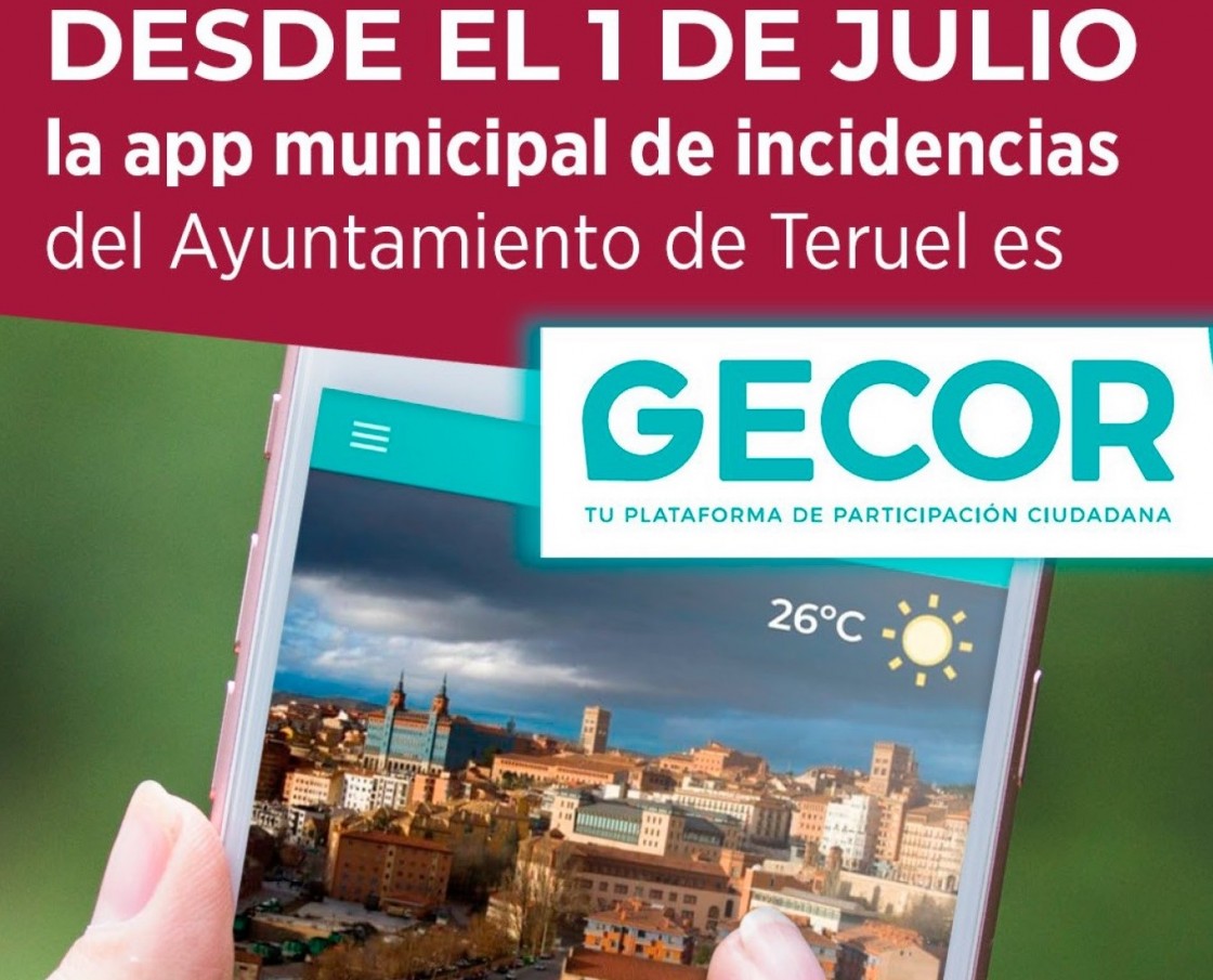 La aplicación Gecor sustituye a Línea Verde en Teruel