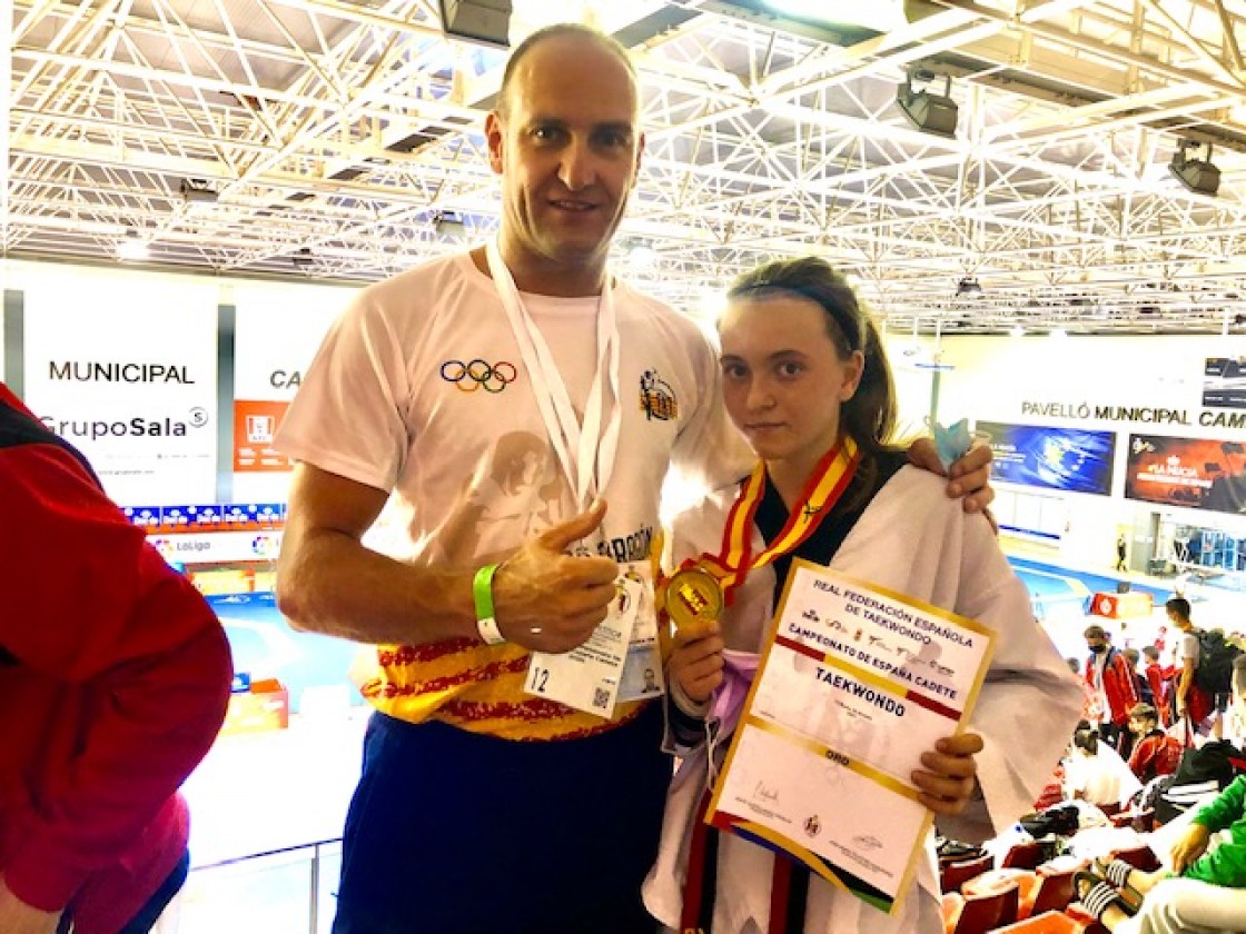 La turolense Julia Maya  se alza con el campeonato de España Cadete