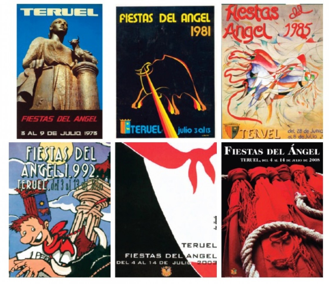 Carteles históricos de las fiestas que son tesoros ocultos del patrimonio turolense