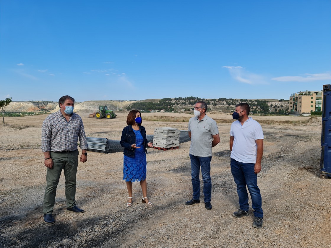 Comienzan las obras de finalización de la urbanización del Polígono Sur de Teruel