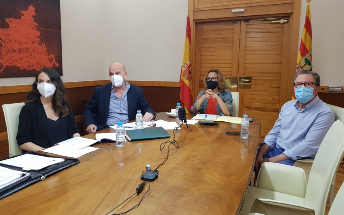 Aragón, Castilla-La Mancha y Castilla y León profundizan en la solicitud de cara a implantar las ayudas a las empresas en Teruel, Cuenca y Soria