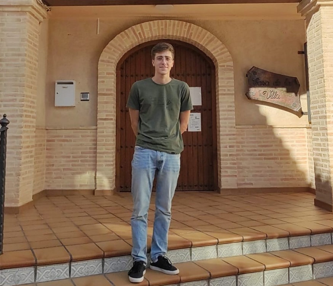 Rodrigo Ubé, estudiante del 'Erasmus rural': “Conocer lo que es trabajar en un pueblo es una oportunidad que abre miras”