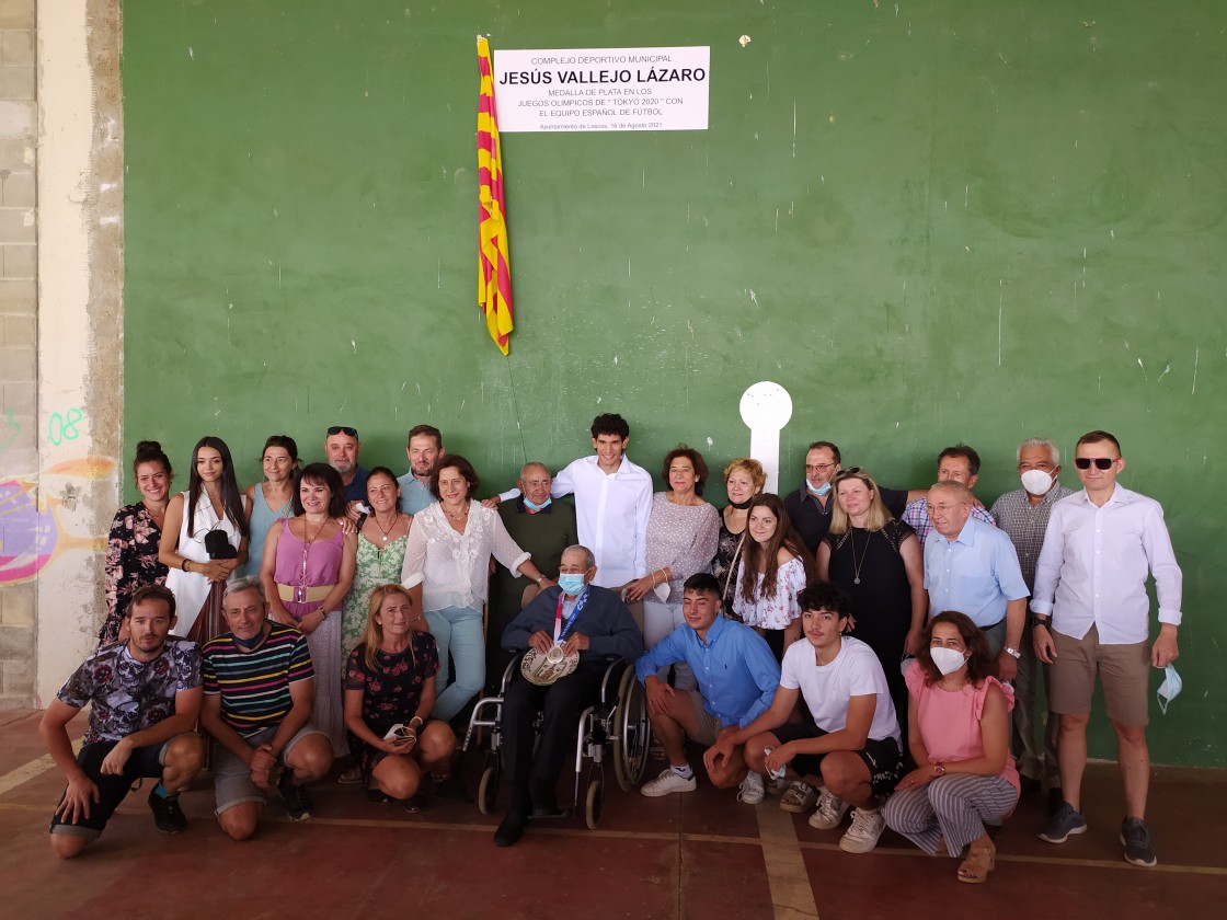 Jesús Vallejo, el medallista olímpico que  aprendió a jugar al fútbol en Loscos