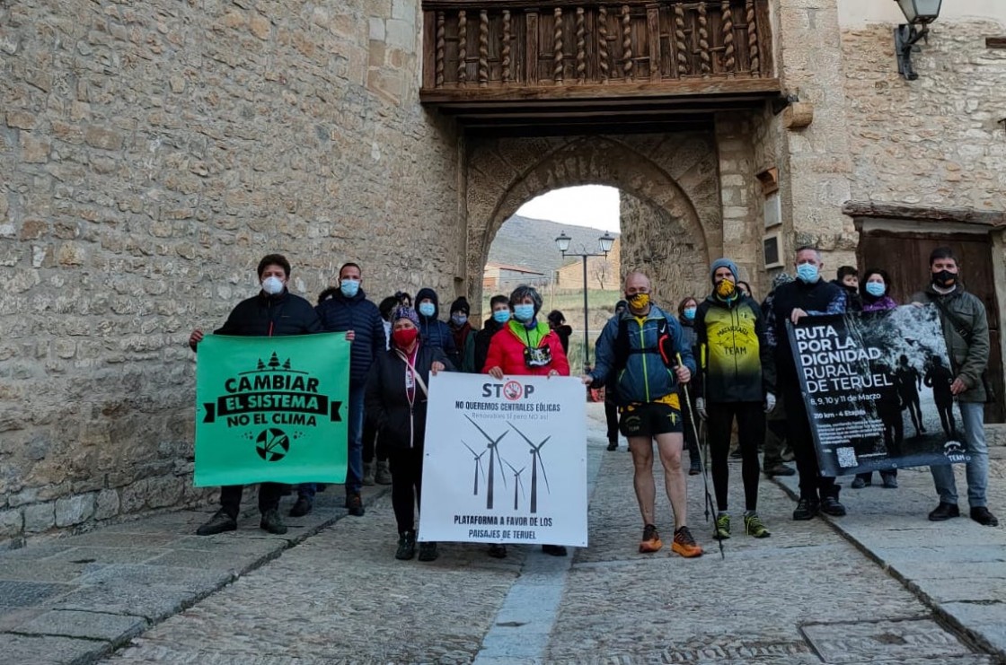 Manifestación en Madrid el 16 de octubre contra los grandes proyectos renovables