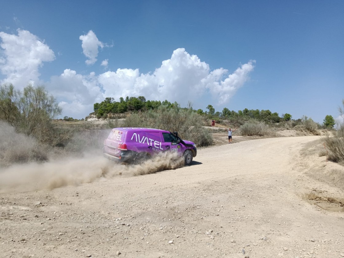 Mónica Plaza y David Nadal, podio en T2 en el Rally de Zuera