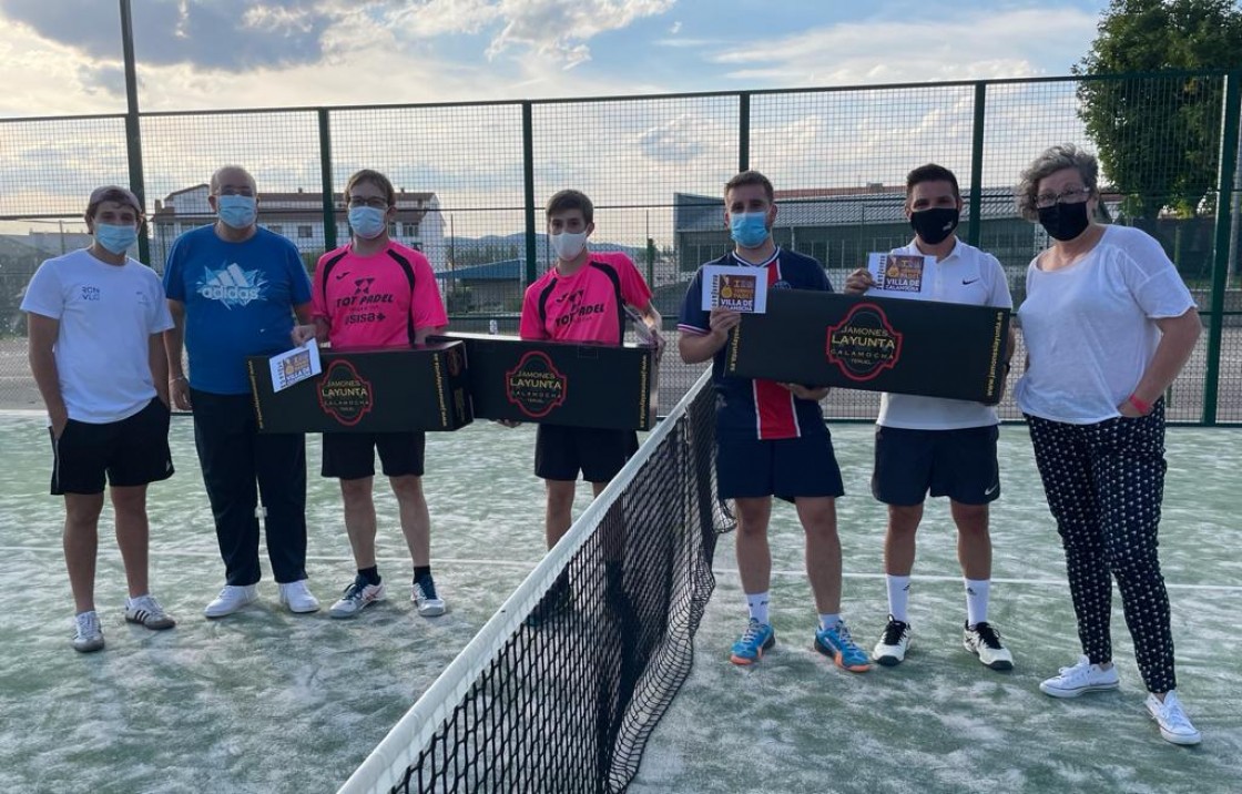 Javier y Marc Juste, vencedores del primer torneo Villa de Calamocha