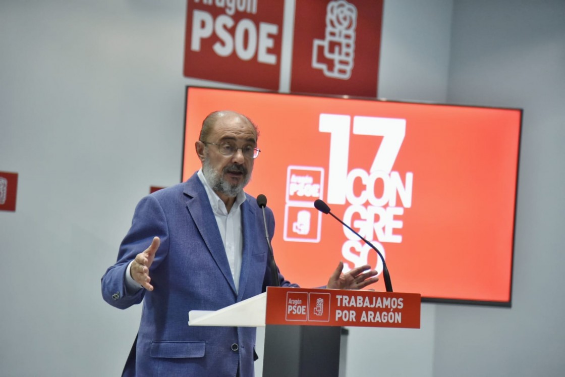 Javier Lambán será reelegido secretario general del PSOE-Aragón al no presentarse ninguna candidatura alternativa