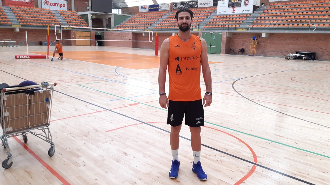 El central del CV Teruel Pablo Bugallo ya está en Teruel