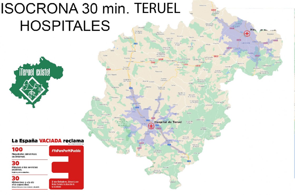 Teruel Existe destaca las carencias en el acceso a servicios y comunicaciones en la provincia y exige el Plan 100/30/30