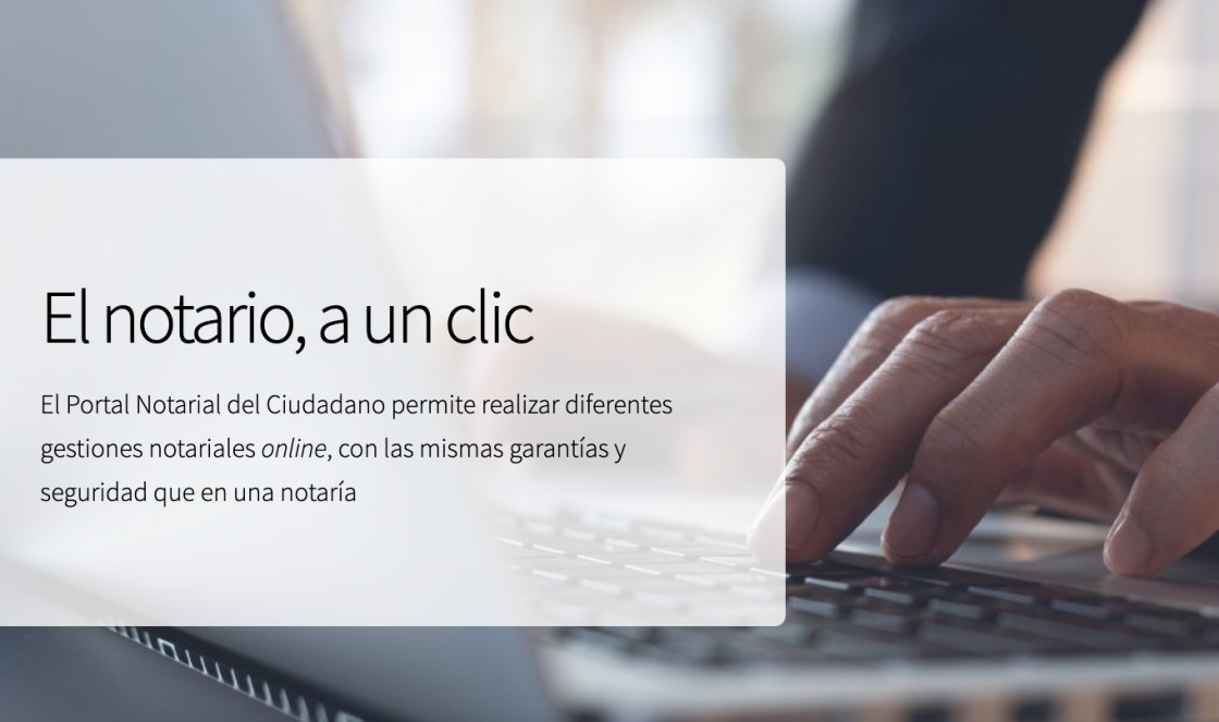 Espacio patrocinado: el notario, a un clic