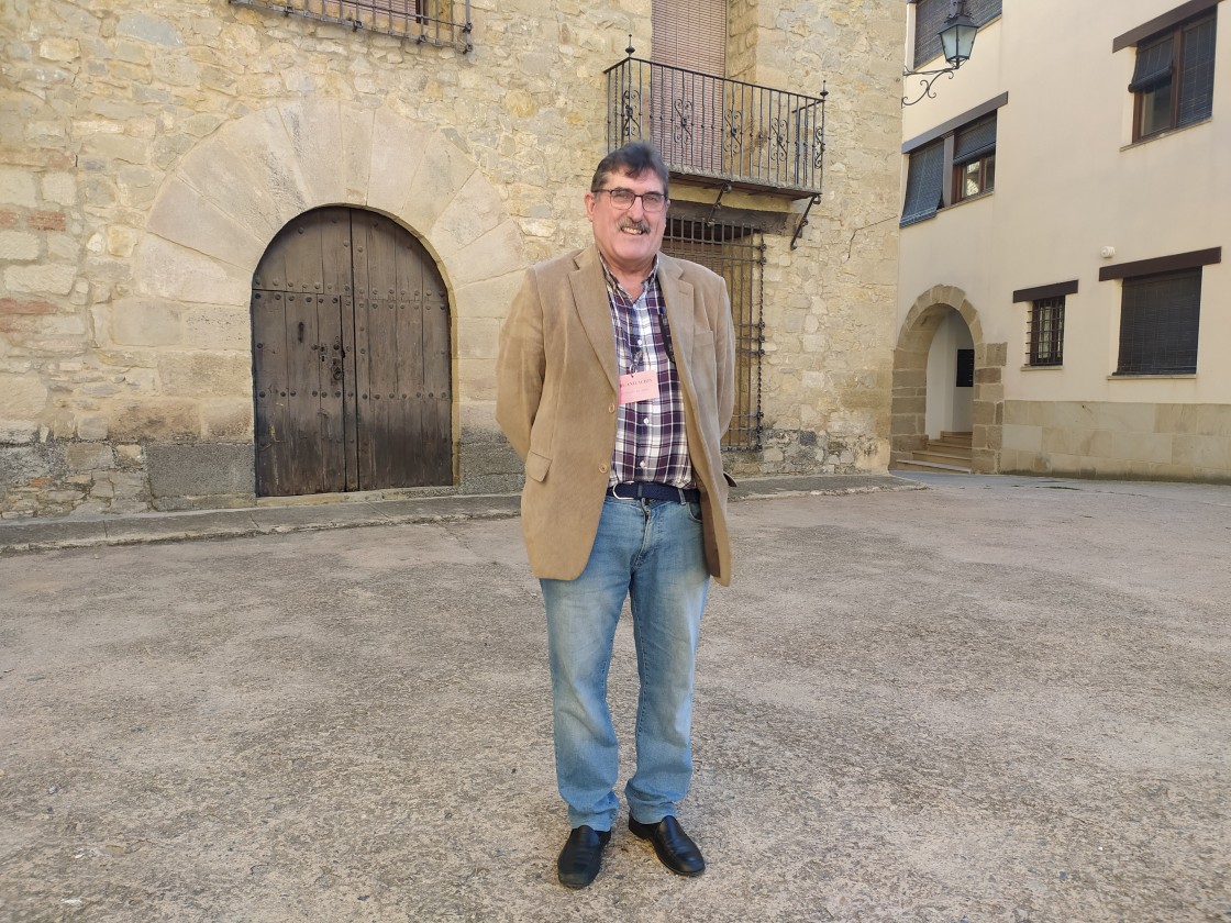 Marcos Jiménez, presidente de la Federación Aragonesa de Teatro Amateur: