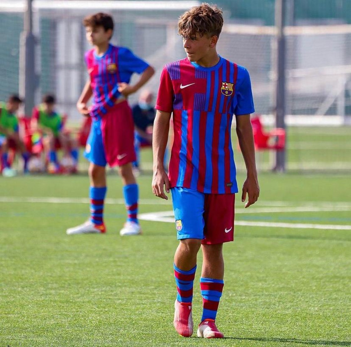 Juan Hernández, turolense que juega en el FC Barcelona y ha sido convocado por la Selección: “Mi sueño es alcanzar el primer equipo, pero es tarea complicada”