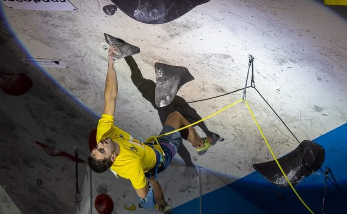 Enrique Beltrán, séptimo de España en Escalada de Dificultad y Boulder