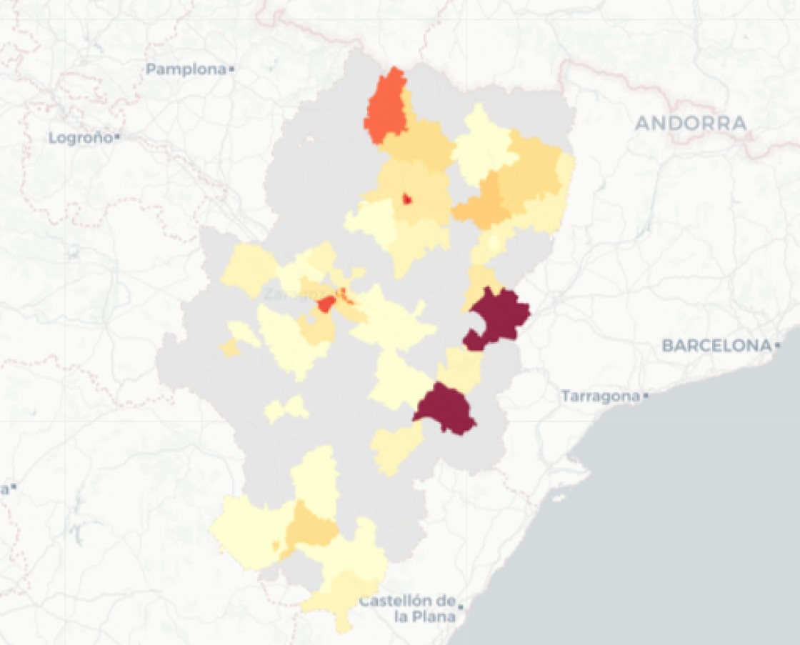 La provincia notifica 29 casos de covid, 14 de ellos en la zona de salud de Alcañiz