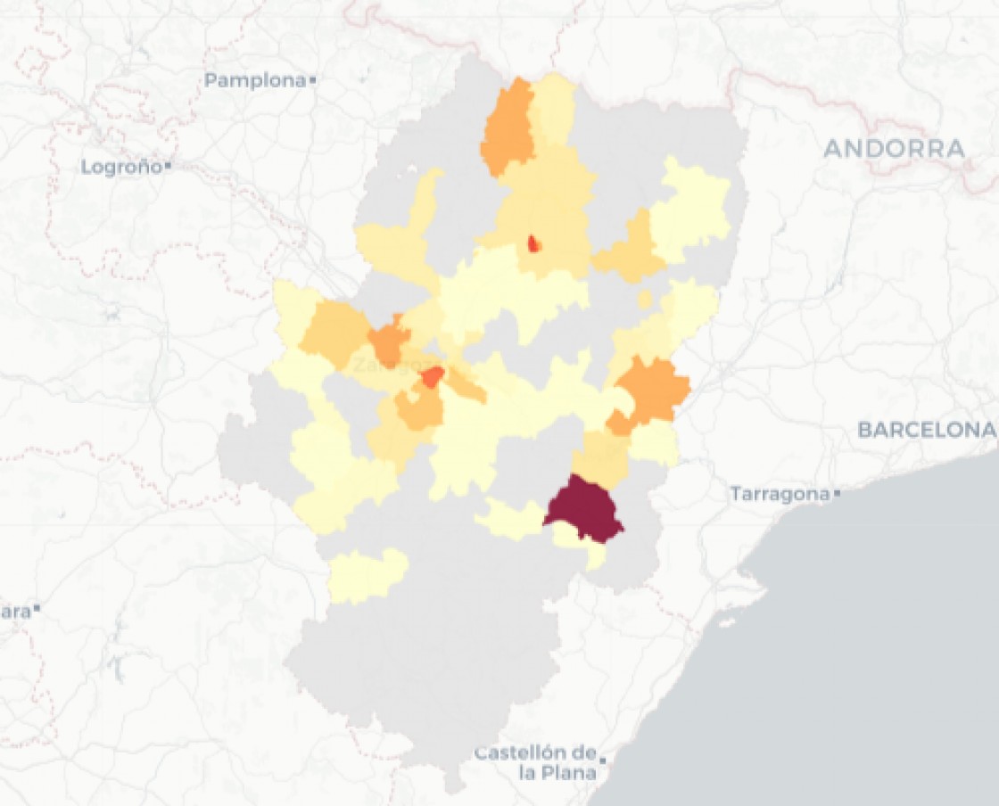 La provincia notifica 40 nuevos contagios y 35 son del centro de salud de Alcañiz