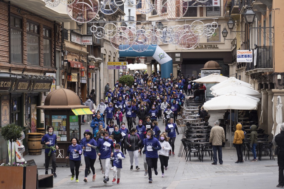 Éxito de participación en la carrera contra la violencia de género en Teruel