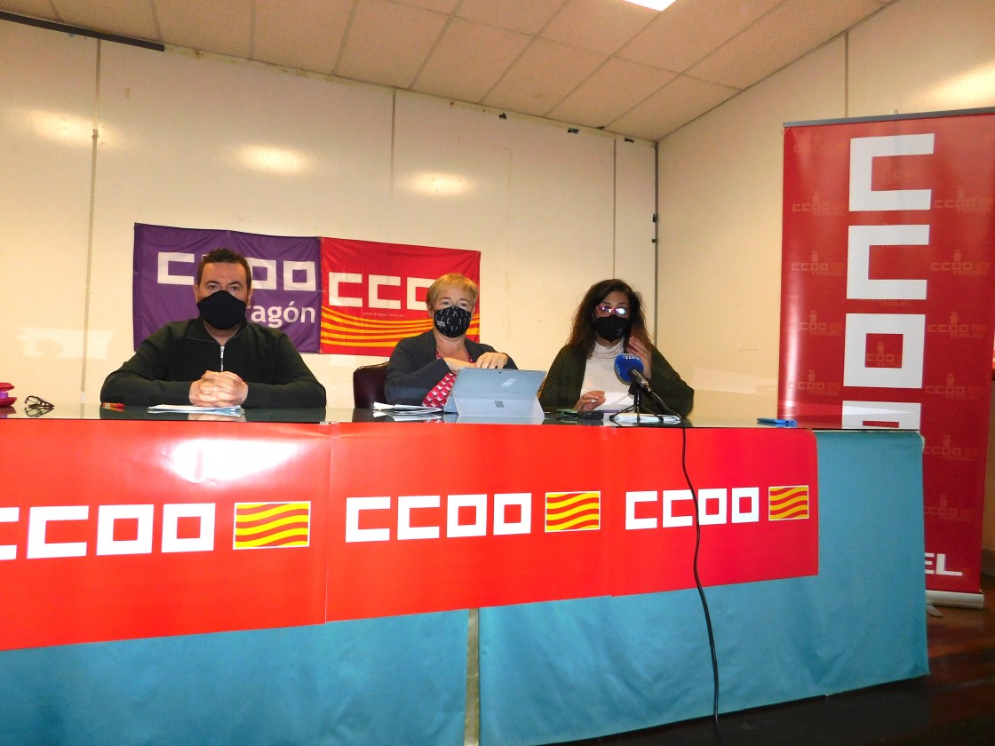 El sindicato Comisiones Obreras pide avances en el tren con menos