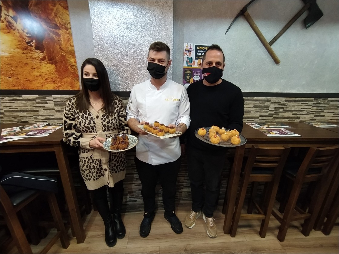 El ‘Amor en Blanco y Negro’ de La Mina se hace con el concurso de croquetas