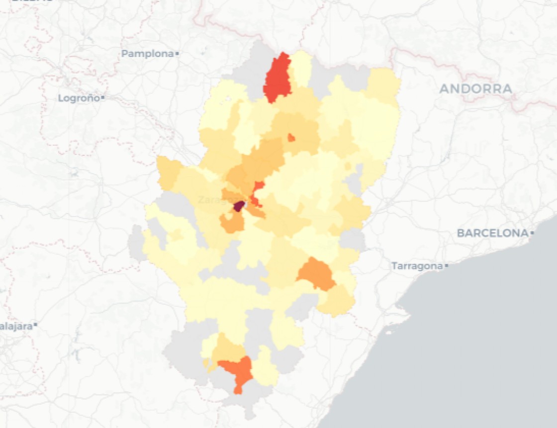 La provincia de Teruel suma 101 nuevos casos de covid, 63 de ellos en la capital y Alcañiz