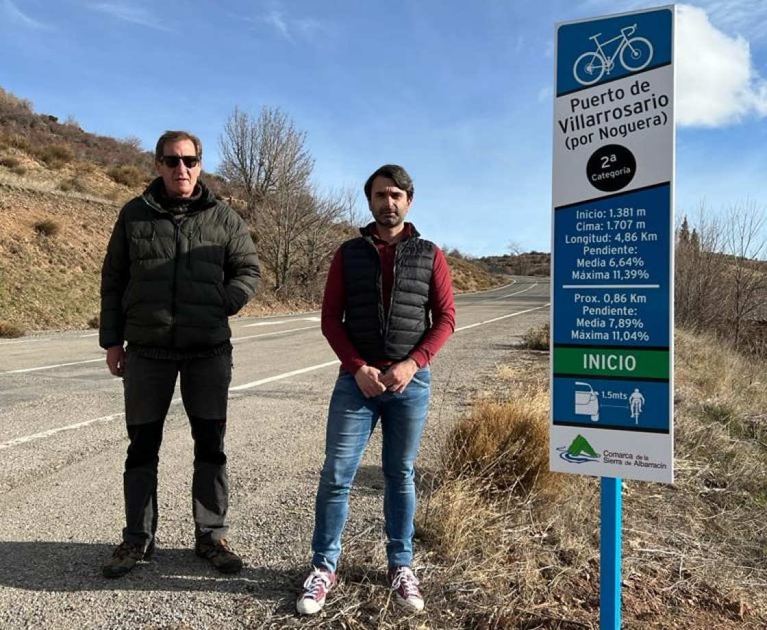 La Sierra de Albarracín señaliza sus ascensiones ciclistas