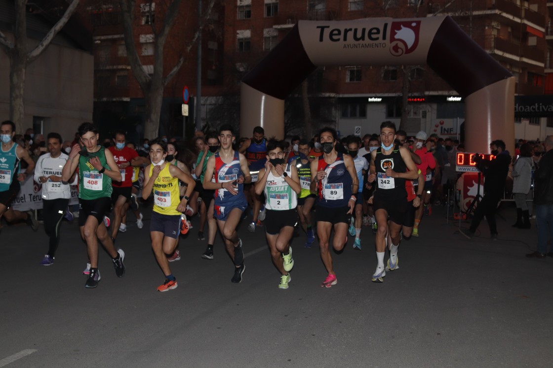 Marco Álvarez y Érika Torner se imponen en la 30 edición de la San Silvestre Ciudad de Teruel