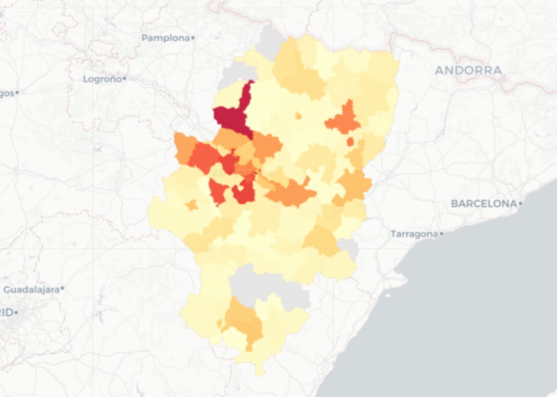 La provincia de Teruel comunica 204 nuevos contagios, 19 menos que hace una semana, y más de 100 se reparten entre la capital y Alcañiz