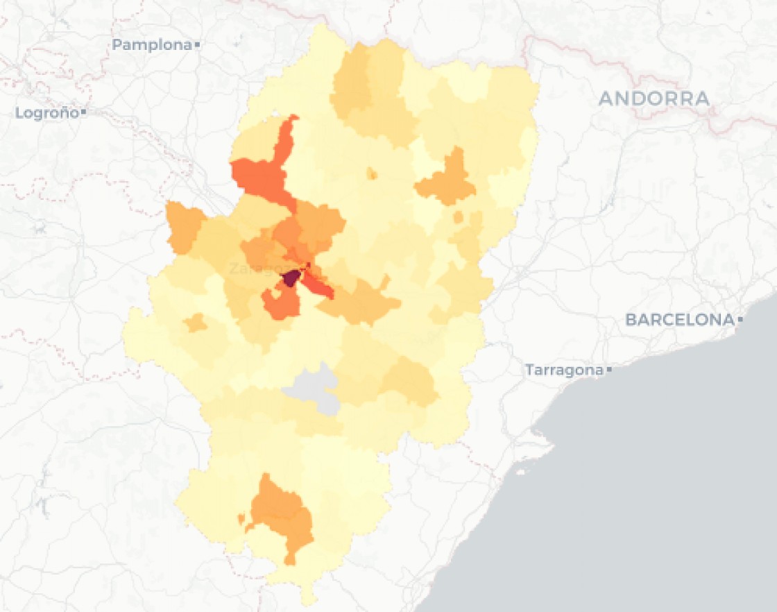 La provincia de Teruel vuelve a batir el récord de contagios: 577 positivos en una jornada