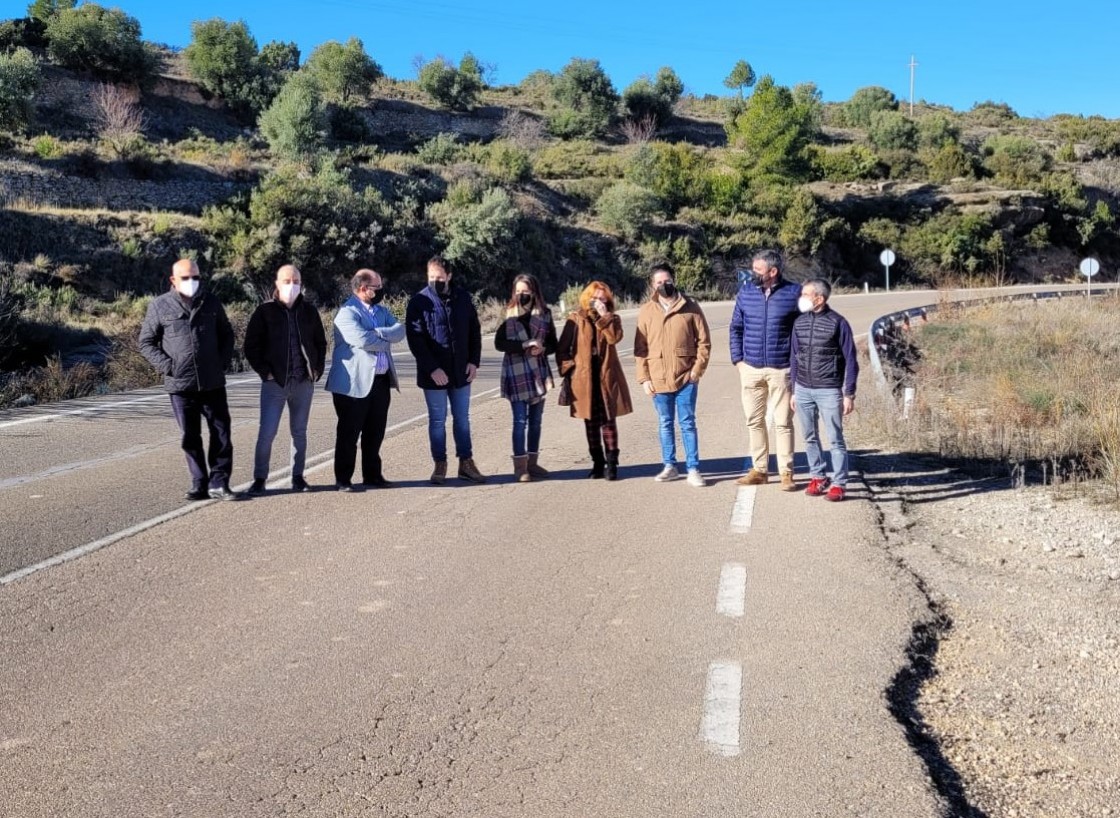 Valdealgorfa tendrá renovado el acceso principal al municipio gracias a la Diputación de Teruel