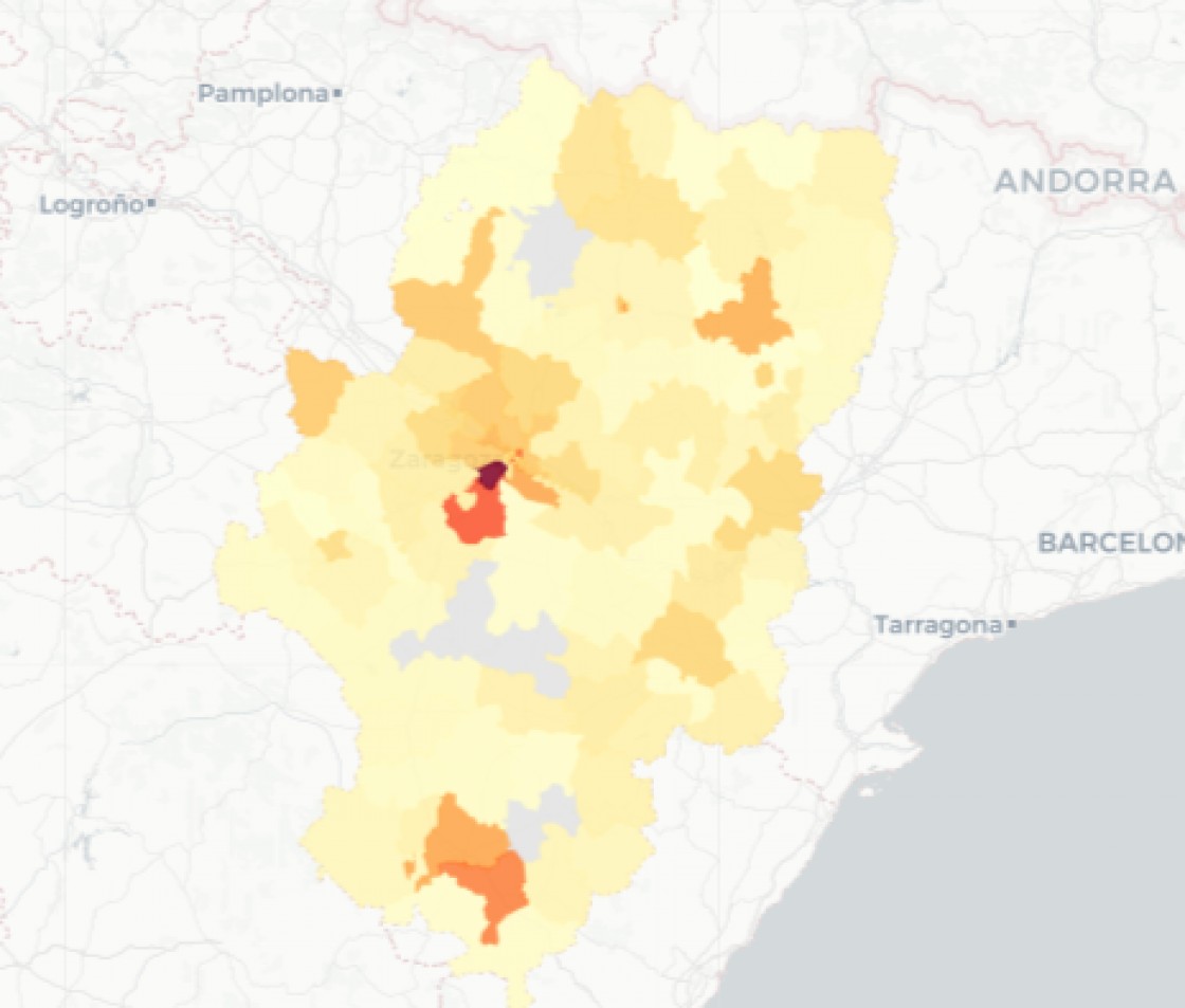 Teruel rompe la racha de cinco días con descenso de casos y suma 417, 64 más que la jornada anterior