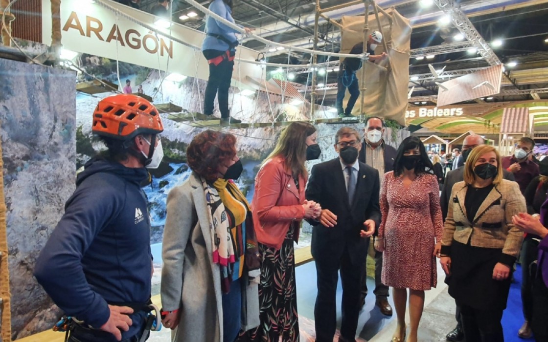 El vicepresidente de Aragón, Arturo Aliaga, apuesta en Fitur por un turismo de calidad y sostenible