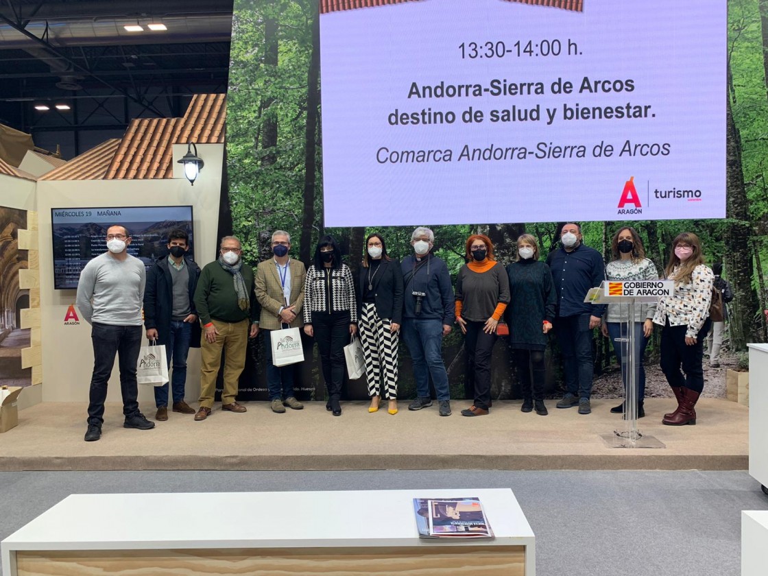 La comarca Andorra-Sierra de Arcos se vende en Fitur como un destino de turismo de salud