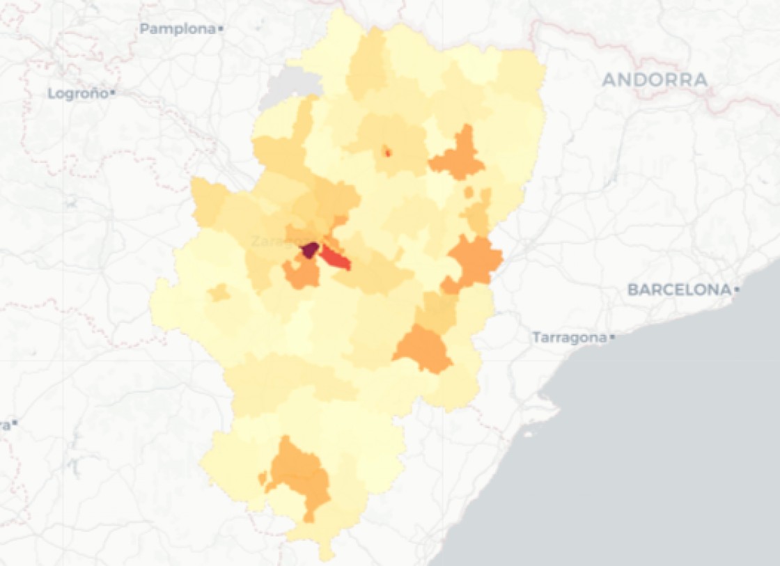 La provincia de Teruel notifica 528 nuevos contagios de covid, 15 menos que hace una semana y 212 más que el día anterior