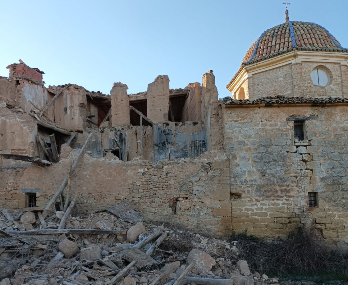 El Ayuntamiento de Fórnoles urge a la restauración del mítico santuario de Monserrate después de un nuevo derrumbe