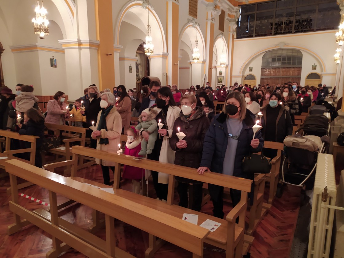 La celebración del Día de la Candelaria regresa a la iglesia de las Clarisas de Teruel